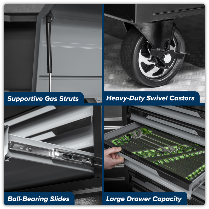 Sealey Tool Chest & Rollcab AP1080GR 12 Drawer Grey