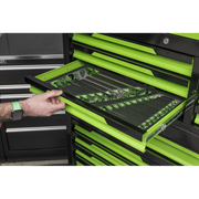 Sealey Tool Chest & Rollcab AP1080HVG 12 Drawer Green