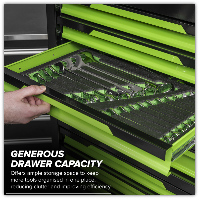 Sealey Tool Chest & Rollcab AP1080HVG 12 Drawer Green