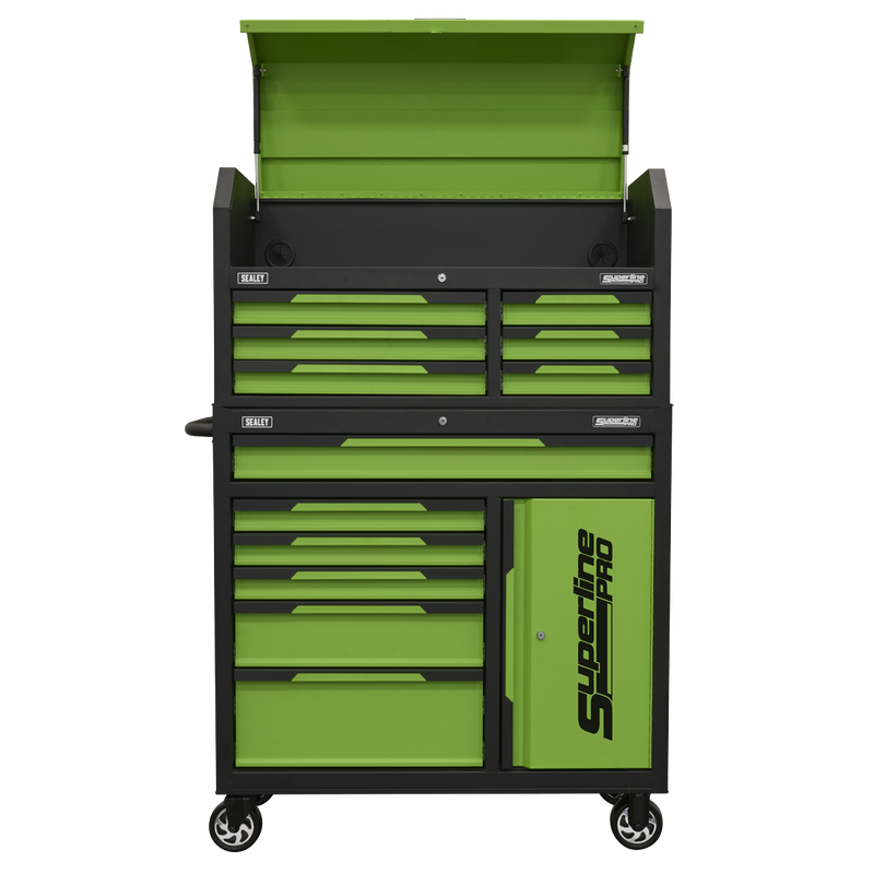 Sealey Tool Chest & Rollcab AP1080HVG 12 Drawer Green