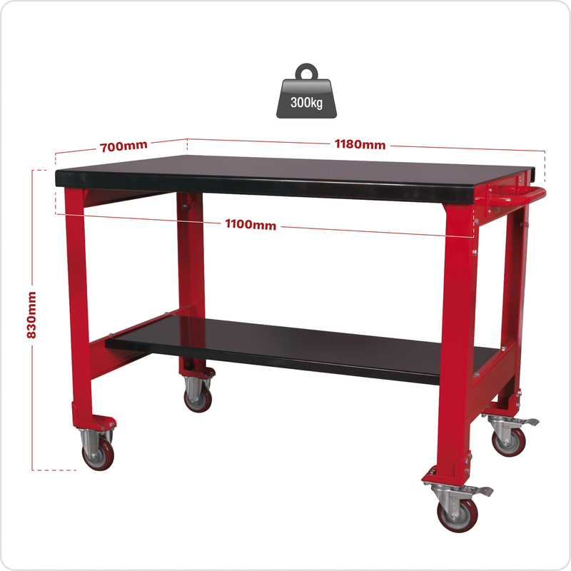 Sealey Mobile Workbench AP1100M 300kg Capacity