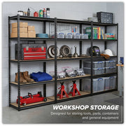 Sealey Racking Unit 5 Shelves 220kg Capacity Per Level Set of 3