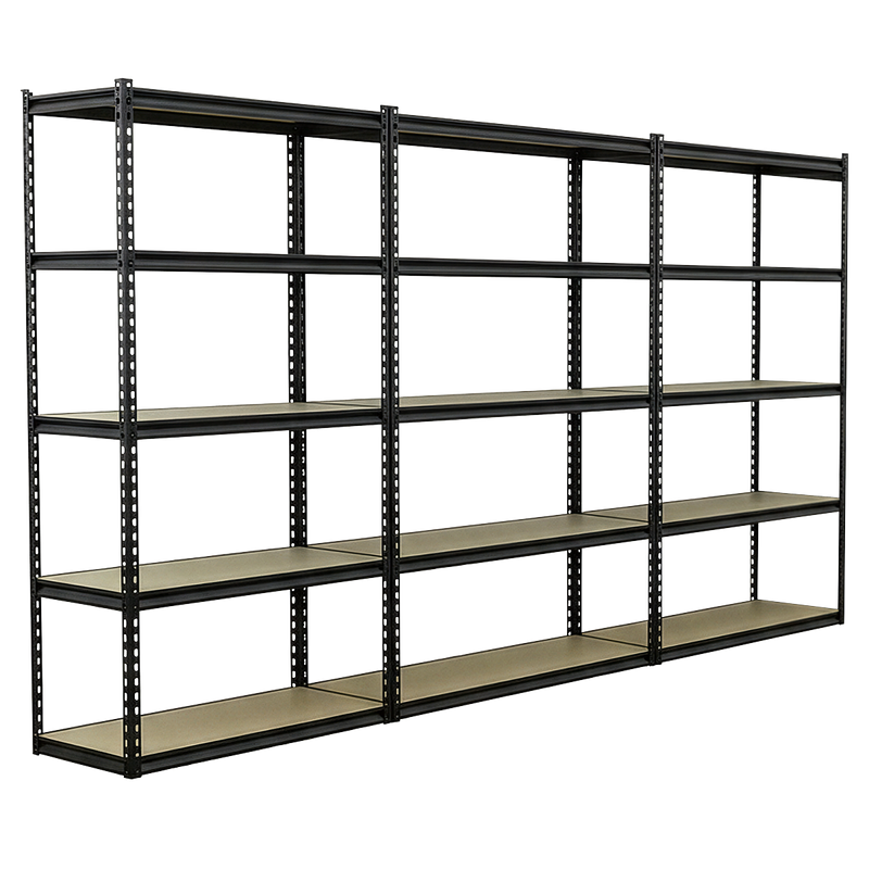 Sealey Racking Unit 5 Shelves 220kg Capacity Per Level Set of 3