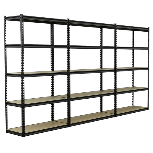Sealey Racking Unit 5 Shelves 220kg Capacity Per Level Set of 3