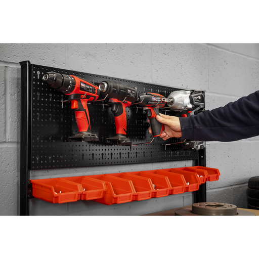 Sealey Steel Workbench AP12601 1000mm with Pegboard