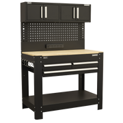 Sealey Superline PRO Workbench AP12701 1142x612x1678mm with Pegboard
