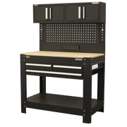 Sealey Superline PRO Workbench AP12701 1142x612x1678mm with Pegboard