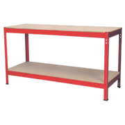 Sealey Workbench AP1535 1.53m Steel Frame with Wooden Surface