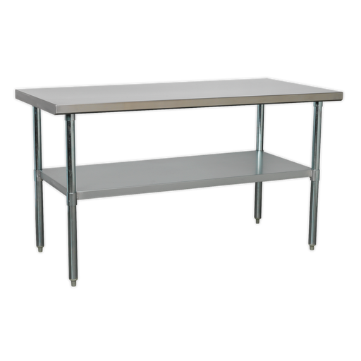 Sealey Stainless Steel Workbench AP1560SS 1.5m Capacity 100kg
