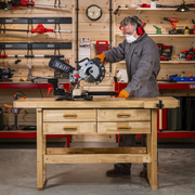 Sealey Woodworking Bench AP1640 1520x620x820mm with 4 Drawers