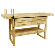 Sealey Woodworking Bench AP1640 1520x620x820mm with 4 Drawers