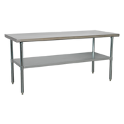 Sealey Stainless Steel Workbench AP1872SS 1.8m Capacity 120kg