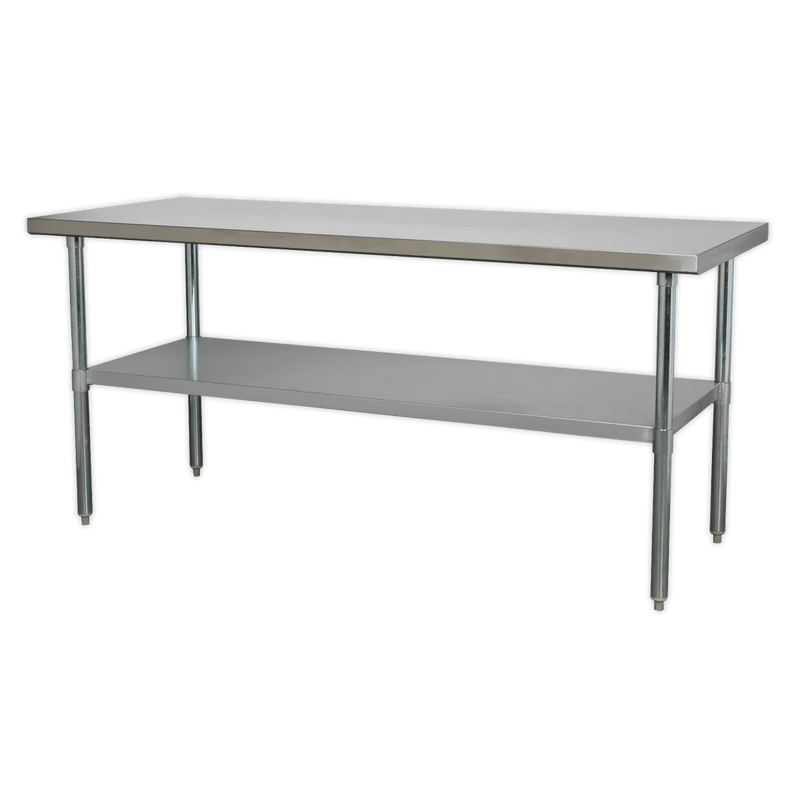Sealey Stainless Steel Workbench AP1872SS 1.8m Capacity 120kg