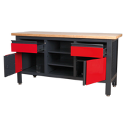 Sealey Workbench AP1905A 1690mm with 2 Drawers & 2 Cupboards