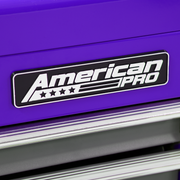 Sealey American PRO Tool Chest 9 Drawer Mid-Box Rollcab Stack Purple