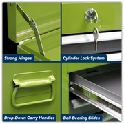 Sealey American PRO Tool Chest & Rollcab 6 Drawer Combination Green/Grey