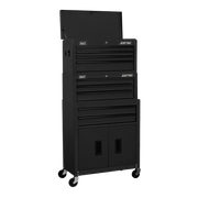 Sealey Tool Chest Stack 9 Drawer Black AP2200BKSTACK