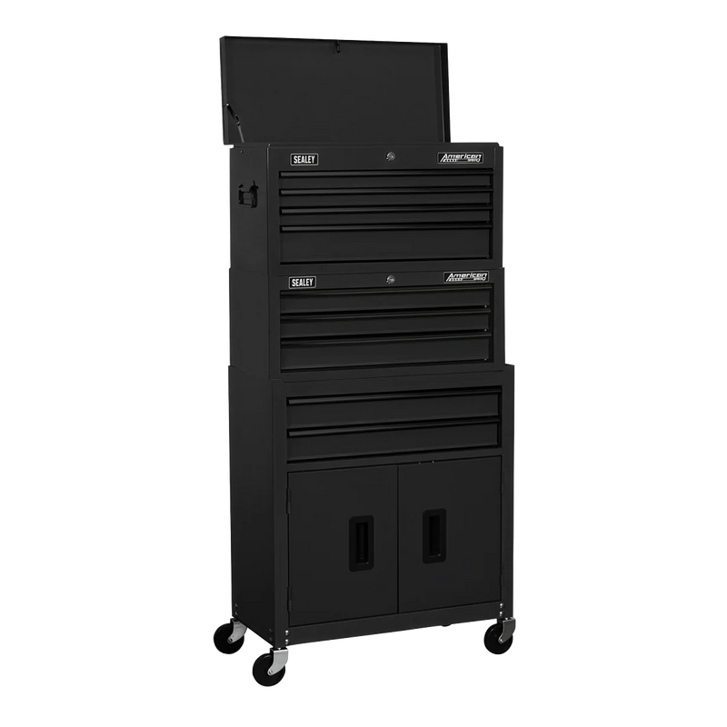 Sealey Tool Chest Stack 9 Drawer Black AP2200BKSTACK