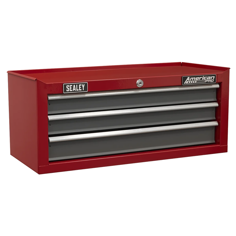 Sealey American PRO Tool Chest 3 Drawer AP3503TB Black/Grey 605mm