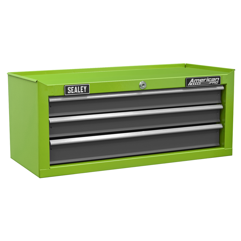 Sealey American PRO Tool Chest 3 Drawer AP3503TB Black/Grey 605mm
