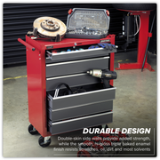 Sealey American PRO Rollcab 7 Drawer Tool Chest Red/Grey 680x330x875mm