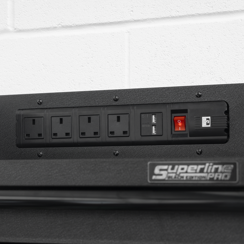 Sealey Superline PRO Power Tool Storage Rack with Drawer AP22SRBE