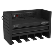 Sealey Superline PRO Power Tool Storage Rack with Drawer AP22SRBE