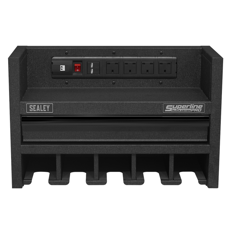 Sealey Superline PRO Power Tool Storage Rack with Drawer AP22SRBE