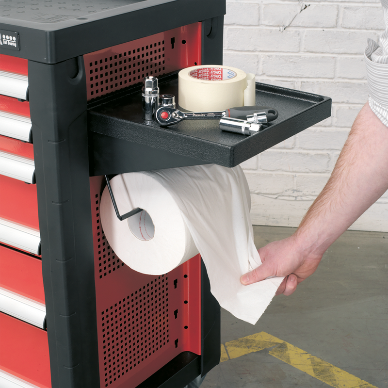 Sealey Premier Side Shelf & Roll Holder AP24ACC2 305x305mm