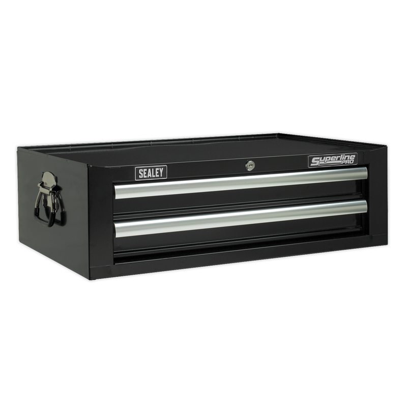 Sealey Superline PRO Tool Chest 2 Drawer Black 670x440x210mm