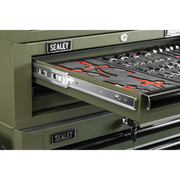 Sealey Mid-Box Tool Chest 2 Drawer - Khaki, 670x440x210mm