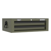 Sealey Mid-Box Tool Chest 2 Drawer - Khaki, 670x440x210mm