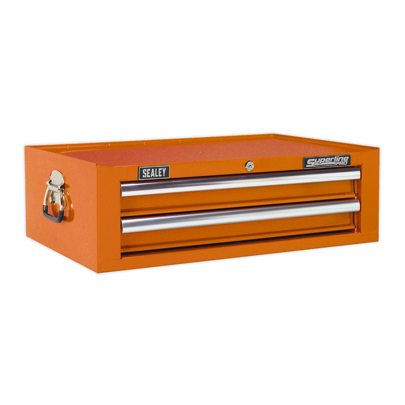 Sealey Superline PRO Tool Chest 2 Drawer Black 670x440x210mm