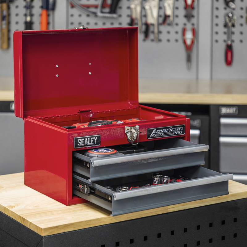 Sealey American PRO Toolbox 2 Drawer Model AP2602BB 360x230x230mm