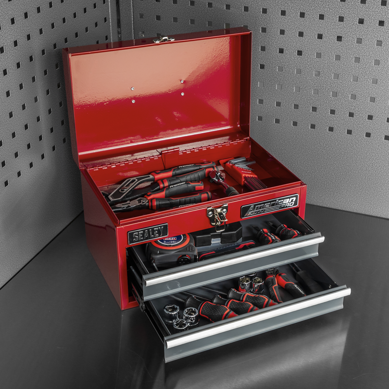 Sealey American PRO Toolbox 2 Drawer Model AP2602BB 360x230x230mm