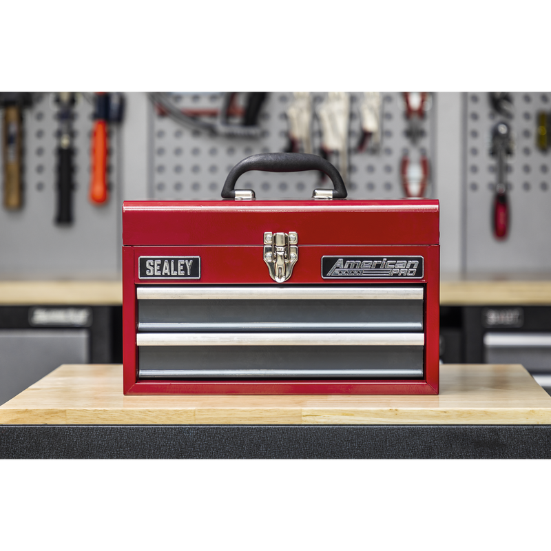 Sealey American PRO Toolbox 2 Drawer Model AP2602BB 360x230x230mm