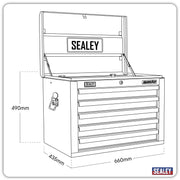 Sealey Tool Chest 5 Drawer Heavy-Duty Khaki AP26059TK