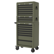 Sealey Mid-Box Tool Chest 2 Drawer - Khaki, 670x440x210mm