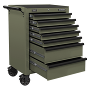 Sealey Heavy-Duty Rollcab 7 Drawer Tool Chest - Khaki