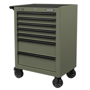 Sealey Heavy-Duty Rollcab 7 Drawer Tool Chest - Khaki