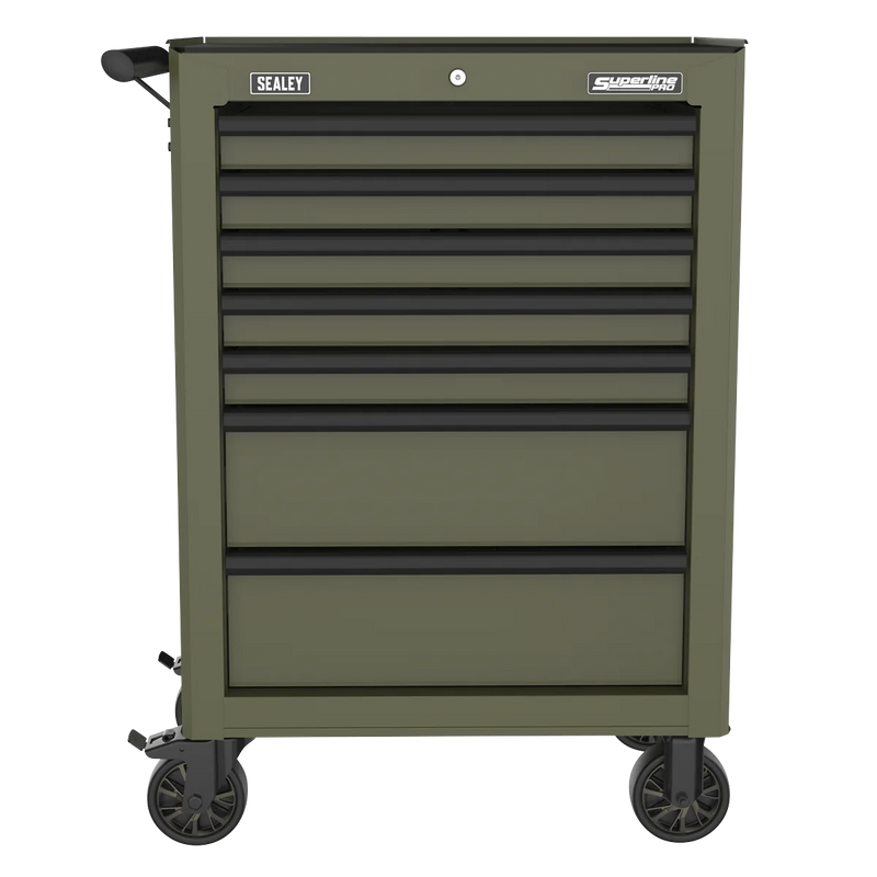 Sealey Heavy-Duty Rollcab 7 Drawer Tool Chest - Khaki