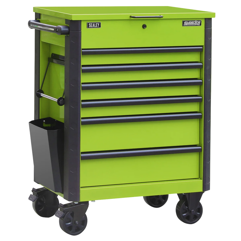 Sealey Tool Trolley 6 Drawer AP266HV Green 793x520x1015mm
