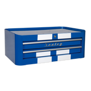 Sealey Premier Tool Chest 2 Drawer Retro Style 710x460x270mm Blue