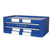 Sealey Premier Tool Chest 2 Drawer Retro Style 710x460x270mm Blue