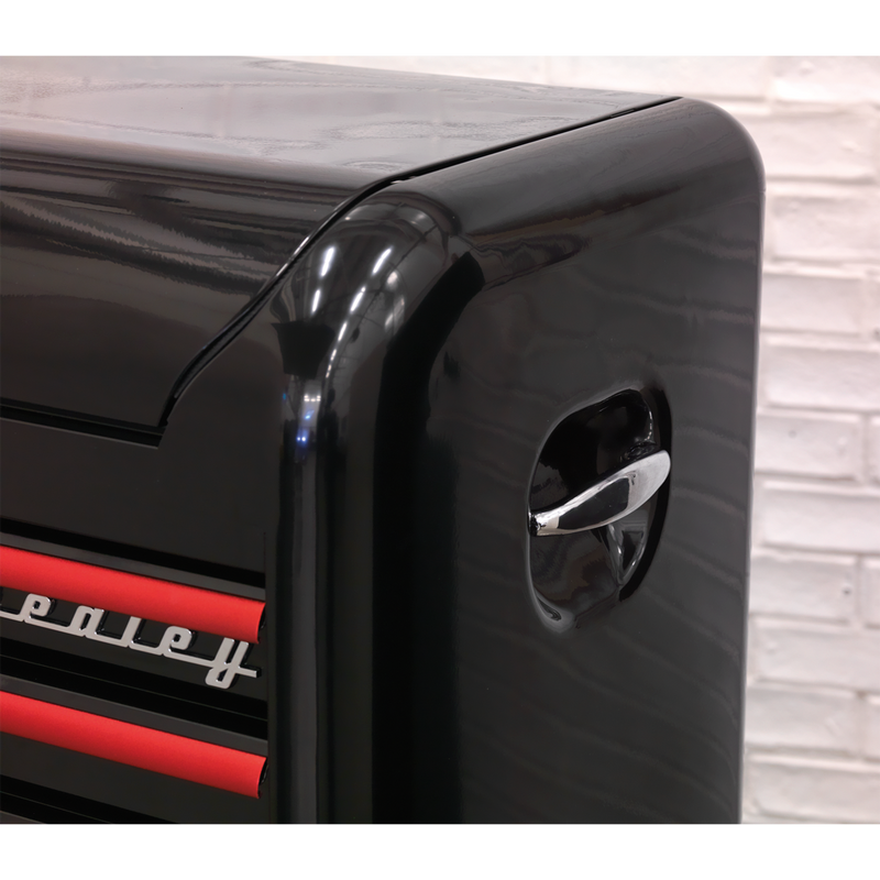 Sealey Premier Tool Chest 4 Drawer - Retro Black, 700mm Size