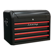 Sealey Premier Tool Chest 4 Drawer - Retro Black, 700mm Size