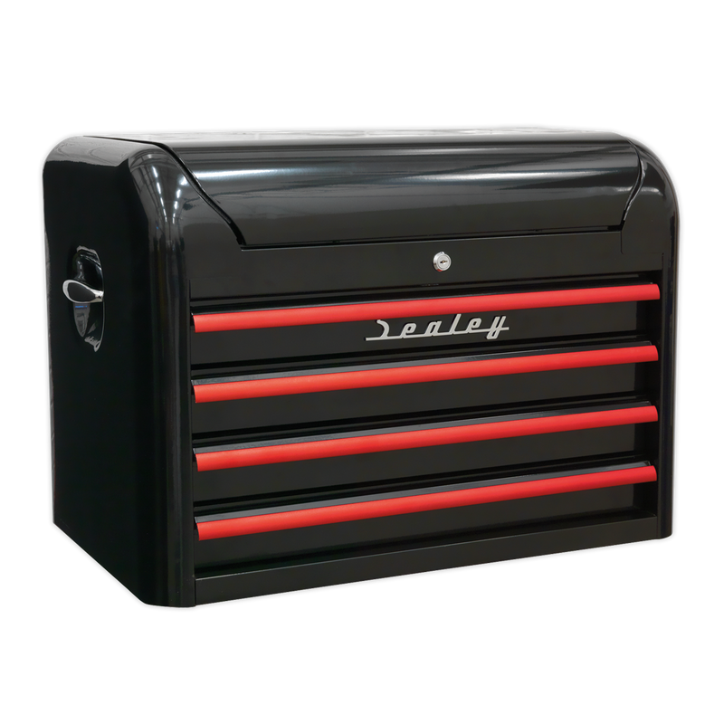 Sealey Premier Tool Chest 4 Drawer - Retro Black, 700mm Size