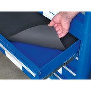 Sealey Premier 4 Drawer Tool Chest - Retro Blue with White Stripes