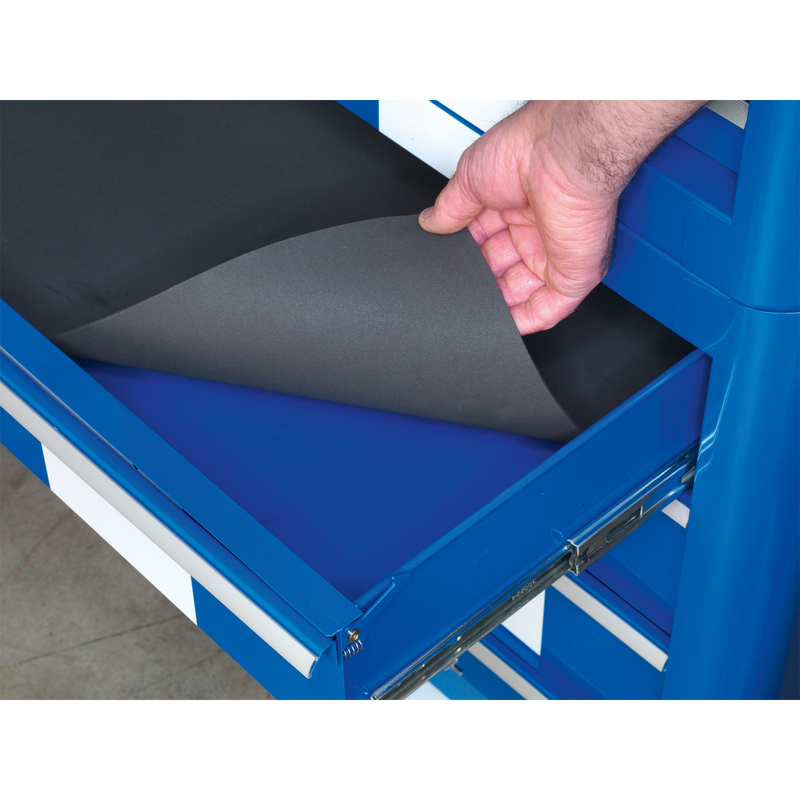 Sealey Premier Retro Style Rollcab 4 Drawer Blue 796x460x820mm