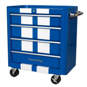 Sealey Premier Retro Style Rollcab 4 Drawer Blue 796x460x820mm